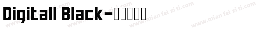 Digitall Black字体转换